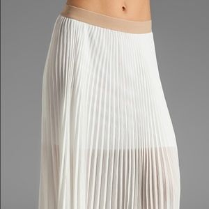 BCBG Maxi Pleated Skirt
